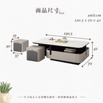 【Hampton 漢汀堡】朵曼4.3尺大茶几, , large