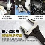 【Panrico 百利世】墨金系列-短柄大開口活動扳手 (FM80-510), , large