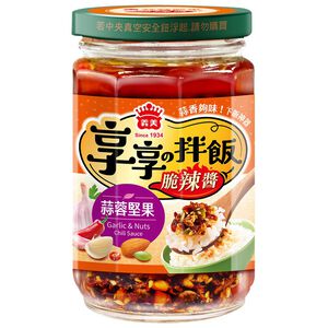 義美享享拌飯蒜蓉堅果脆辣醬230g