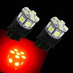 【PA LED】3156 美規 單芯 13晶 SMD LED 39晶體 後霧燈 方向燈 煞車燈 倒車燈 小燈 迷你尺寸, , large
