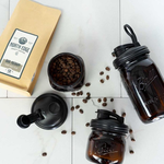 reCAP&reg; Mason Jars Lid POUR cap 黑色寬口梅森罐專用飲料杯蓋 全新升級防漏/飲料隨行杯/提把蓋/飲料蓋/冷水壺, , large