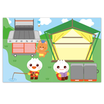 [風車圖書] FOOD超人市集泡泡貼紙書, , large