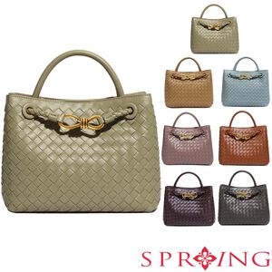SPRING-時尚手工編織肩背包 簡約質感手提小方包-多色(0-36003)
