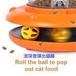 【艾寵聯萌】USO CTA益智感應投餵器（貓咪餵食器 貓玩具 寵物玩具 寵物餵食 漏食玩具）, , large