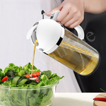 【百科良品】兩用型 自動開合油壺 噴油壺 防漏回流 調味瓶 550ml, , large