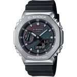 CASIO 卡西歐 G-SHOCK 彩色磚牆系列 八角雙顯手錶 學生錶 GM-2100RW-1A, , large