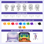 【韓國AMOS】K-POP HUNTRIX 舞台展示玻璃彩繪DIY組, , large