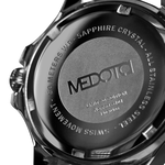 [MEDOTA] DAISY minimalist ladies watch-Silver&Black / DS-9803, , large
