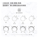 SPT 尚朋堂 PTC陶瓷方塊型電暖器(灰) SH-2425B, , large