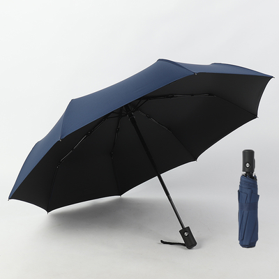 【KISSDIAMOND】超輕量自動開收抗UV黑膠UPF50+晴雨傘KDU-001
