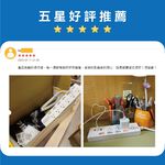 《台灣製造》延長線 扁頭插座 防雷擊突波 熱銷 極簡白 七開六座 180CM A0003, , large