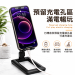 [翊承]【免運 + 贈品】折疊隱藏式桌面伸縮手機支架, , large