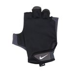 NIKE MEN'S ESSENIAL FITNESS 基礎手套 健身手套 訓練手套 重訓 魔鬼氈 透氣 緩衝 保護 黑, , large