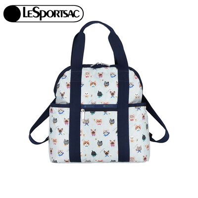|快速出貨|LeSportsac Double Trouble Backpack 手提兩用 後背包 媽媽包-晴空貓語