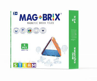 [好研所]MAGBLOX® - MAGBRIX® 積木磁力片 大正方形 6pcs