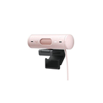 【 Logitech 羅技 】Brio 500 玫瑰粉 降噪麥克風 廣角鏡頭 網路攝影機, , large
