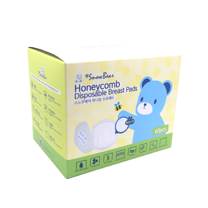 【韓國 SnowBear】雪花熊蜂巢乳墊(量多型) 60片 #防溢乳墊 母乳墊 溢奶 哺乳墊 哺乳