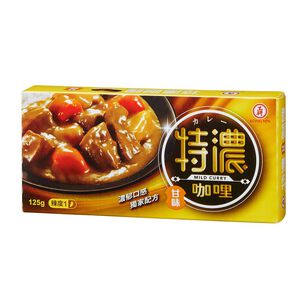 工研特濃咖哩甘味125g