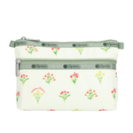 Lesportsac Cosmetic Clutch 雙層拉鍊化妝包 收納袋 盥洗包 女包(盛夏草原), , large