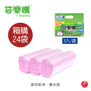 [箱購]【袋樂購】RT-G1001 環保平底清潔袋(大) 3入x24袋/箱