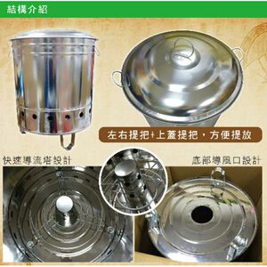 [春佰億]越来越旺有保佑 熱對流 環保金爐〈家庭用〉 中元普渡│燒金旺 環保│神明誕辰 拜祖先│地基主 環保 金爐