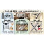 【Roomix】台灣製 折疊桌 行李架 飯店專用款 專利 雙層置物架 民宿 行李架 收納架 客房必備 附置鞋層, , large