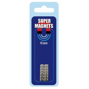 【現貨/含稅】 STAND 仕典工具 釹鐵錋強力磁石 6.18 x 4 mm [十二入] 銣鐵硼強力磁鐵