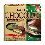 LOTTE 巧克力派-日式抹茶口味(12入), , large