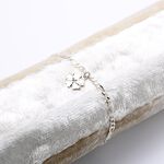 【Angel & Me】Love Clover Flower s925 sterling silver bracelet Anklet gift, , large