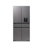 【Panasonic 國際牌】650L 無邊框霧面玻璃六門變頻電冰箱 極緻灰 NR-F651PG-H1, , large