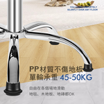 【G+居家】免組裝 人體工學雙層加厚柔軟坐墊電腦椅-固定腳墊(氣壓升降椅/吧檯椅/美容椅/收銀椅), 咖啡, large