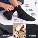 12雙超值組-無印風黑灰白-基本款(高含棉抗臭 男女童襪 毛巾底 踝襪 學生襪 短筒 國民襪 加大襪), , large