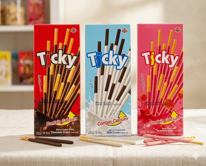 【10元專區】泰國Ticky棒餅 草莓/巧克力/牛奶巧克力