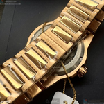 [星晴錶業]GEYA手錶,44mm,G78176GHK雙面機械鏤空錶面金色錶殼金色精鋼錶帶款, , large