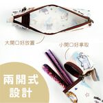 【防水圓筒餐具袋 靜謐鸚花】餐具袋 圓筒袋 防水袋 餐具收納袋, , large