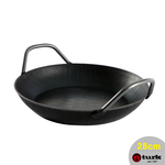 【德國turk土克鐵鍋】熱鍛斜紋 雙耳平底(深)鍋28cm 65930, , large