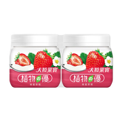 植物之優優格-蜂蜜草莓(每瓶約200g/2入)※實際到貨效期約4天以上