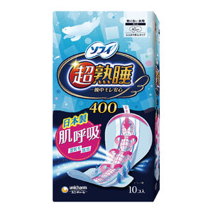 蘇菲超熟睡肌呼吸40cm衛生棉10片