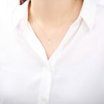 【Angel & Me】Surfboard s925 sterling silver 24k gold plated necklace gift, , large