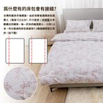 【格藍傢飾】台灣製石墨烯奈米紗寢具-藍色月葉 石墨烯床包床單枕套被套, , large