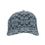 COACH CC Logo Chambray 織布棒球帽 XS-S/藍色, , large