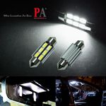 【PA LED】雙尖 36MM 白光 6晶 5730 SMD LED 室內燈 腳踏燈 牌照燈 閱讀燈 行李箱燈 迎賓燈, , large