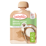 【綠動會】Babybio 生機香蕉纖果燕麥泥85g, , large