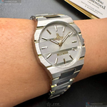 [星晴錶業]Vivienne Westwood手錶,36mm, 40mm,VW30313幾何立體圖形, 銀白色錶面白金色錶殼金銀相間精鋼錶帶款, , large