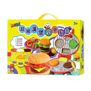 [風車圖書] 超級漢堡小麥黏土-FOOD超人