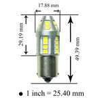 【PA LED】9-32V 特調光色 1156 單芯 30晶 2835 SMD LED 黃金光 黃光 方向燈 維大力光色, , large