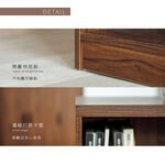 書櫃 層櫃 收納櫃 置物櫃 公文櫃 開放式斗櫃 BO399, 胡桃木色, large