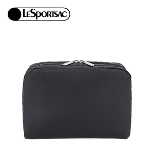 Lesportsac Extra Large Rectangular Cosmetic 加大型化妝包 收納袋 送禮 禮物 推薦 女包(永恆黑)
