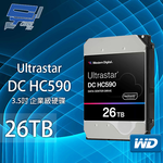 昌運監視器 WD Ultrastar DC HC590 26TB 3.5吋企業級硬碟 (WUH722626ALE6L4), , large