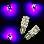 【PA LED】1157 雙芯 30晶 90晶體 SMD LED 煞車燈 方向燈 紅光/黃光/粉紅光/綠光/白光/粉紫光, , large